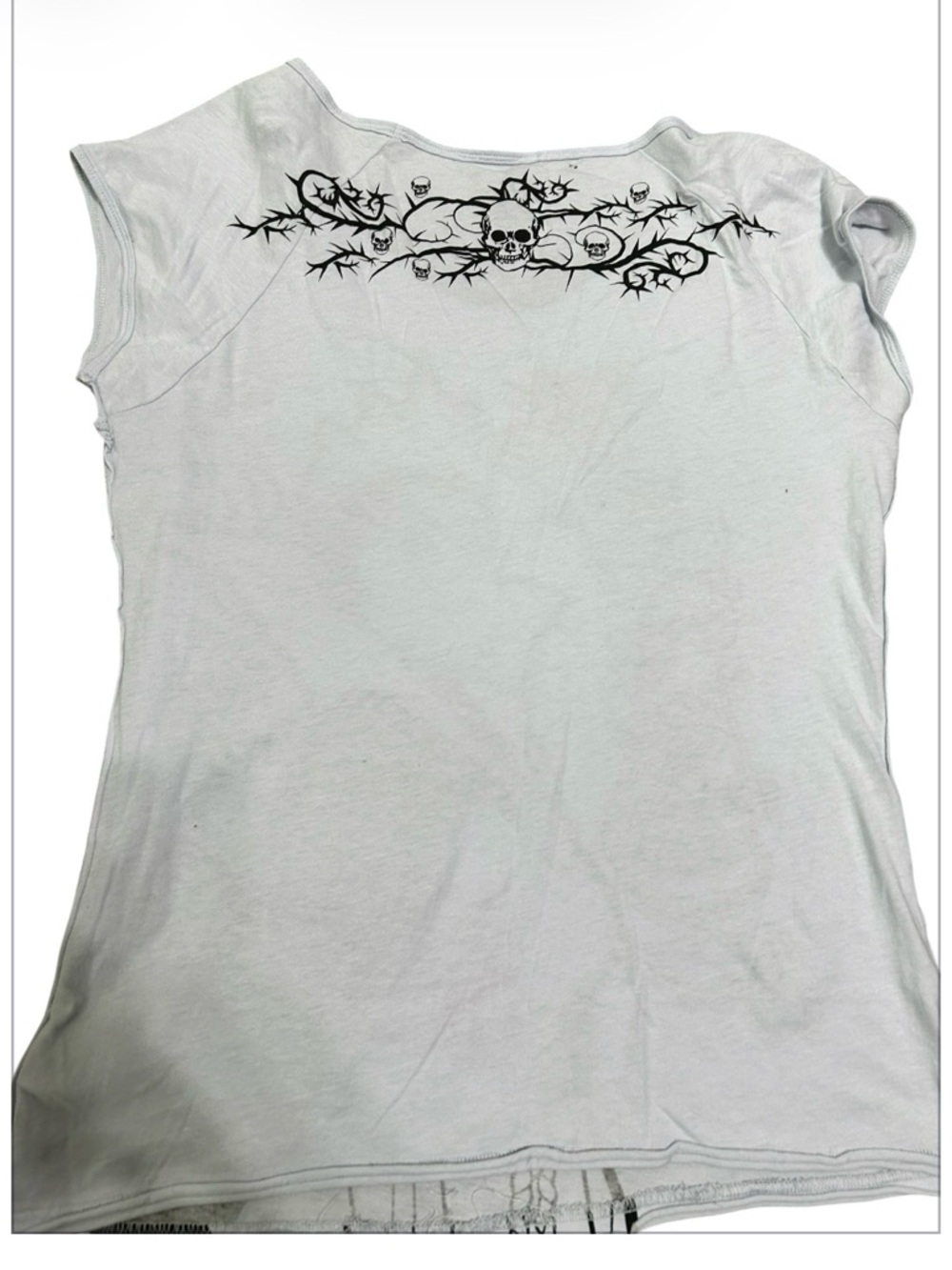 Disney White Women’s Tee with Black Evil Queen Graphic - Picture 2 of 4